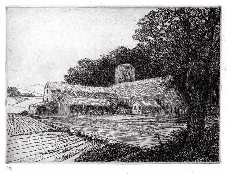 Farm at rest in Salt Point NY